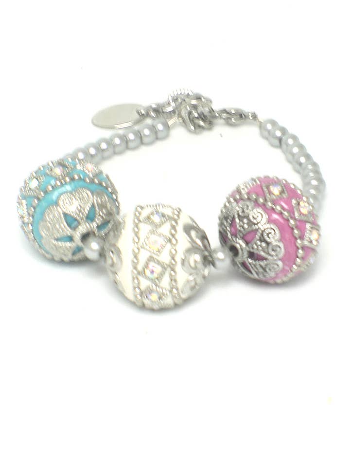 Royal Elegance Pulsera multicolor para venta al por mayor de Ciao Bella Jewelry Inc