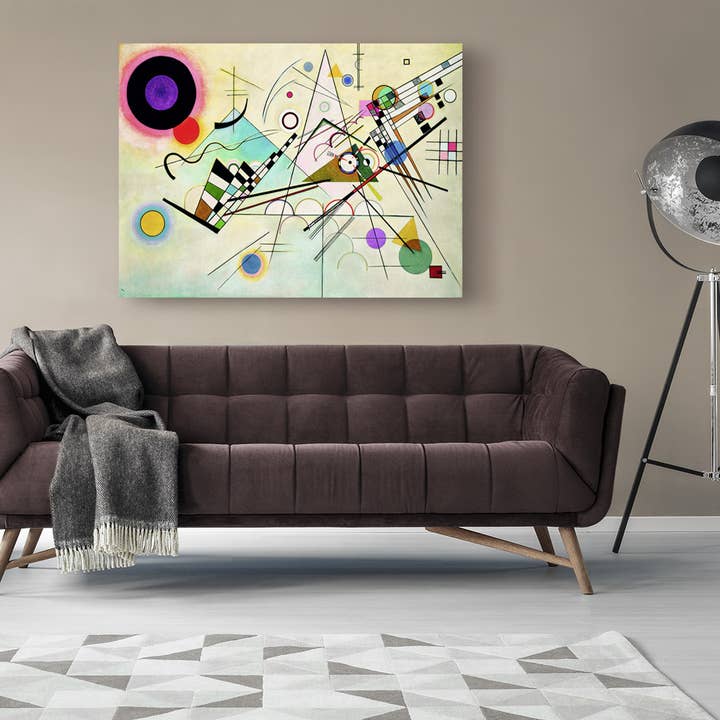 Schilderij op doek, Wassily Kandinsky, Compositie VIII voor wholesale door Selected Artworks Italia