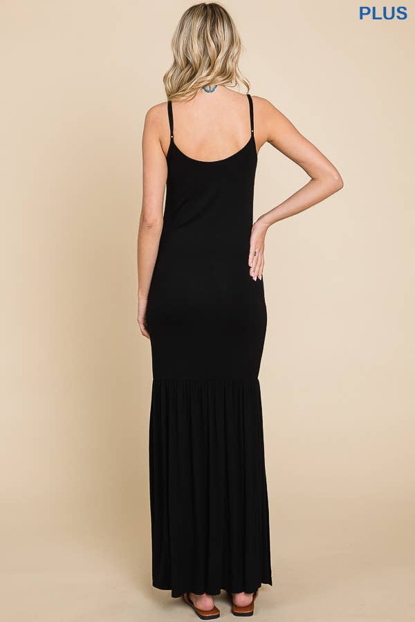 Culture Code - Wholesale Dress - Women's - CAD1036X - CAMI MAXI DRESS OPEN SLIT3