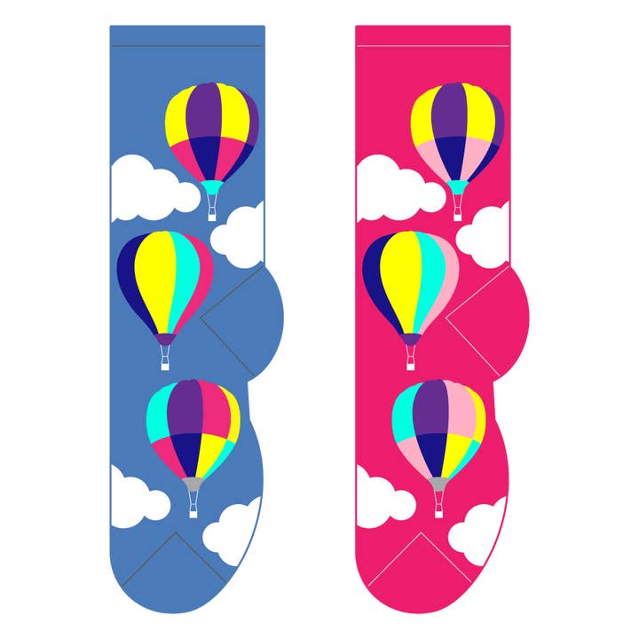 Hot Air Balloons for wholesale by FOOZYS Fun Socks
