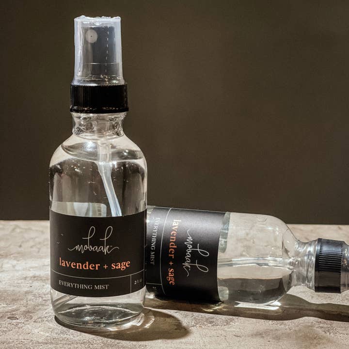 Lavender + Sage Everything Mist for wholesale by Mobaak Aroma Co.
