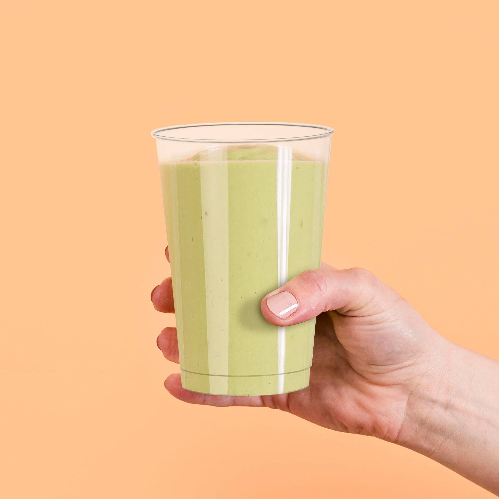 Smarty had a Party - Wholesale Disposable Cup - 12 oz. Clear White Disposable Plastic Party Cups - 20 pcs1