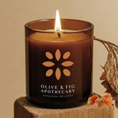 Bougie parfumée Ember Bean pour la vente par Olive & Fig Apothecary