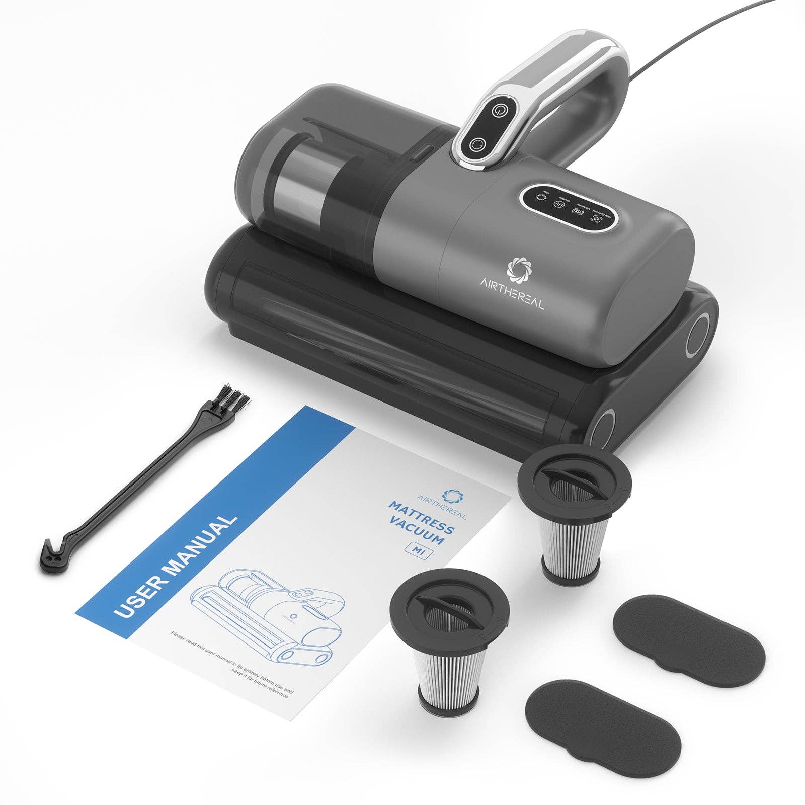 Airthereal - Vente Appareil technologique portable - Aspirateur à main pour matelas M1 UV8