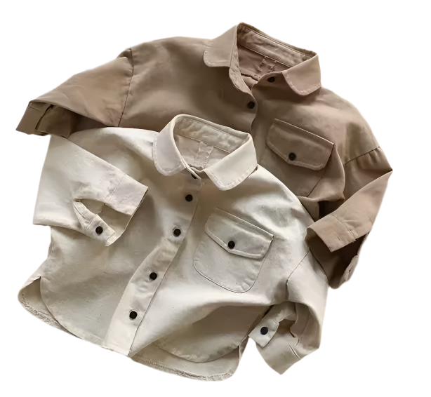 ntrl co. - Wholesale Shirt Jacket/Shacket - Kids - Dakota Denim Shacket | Gender -Neutral9