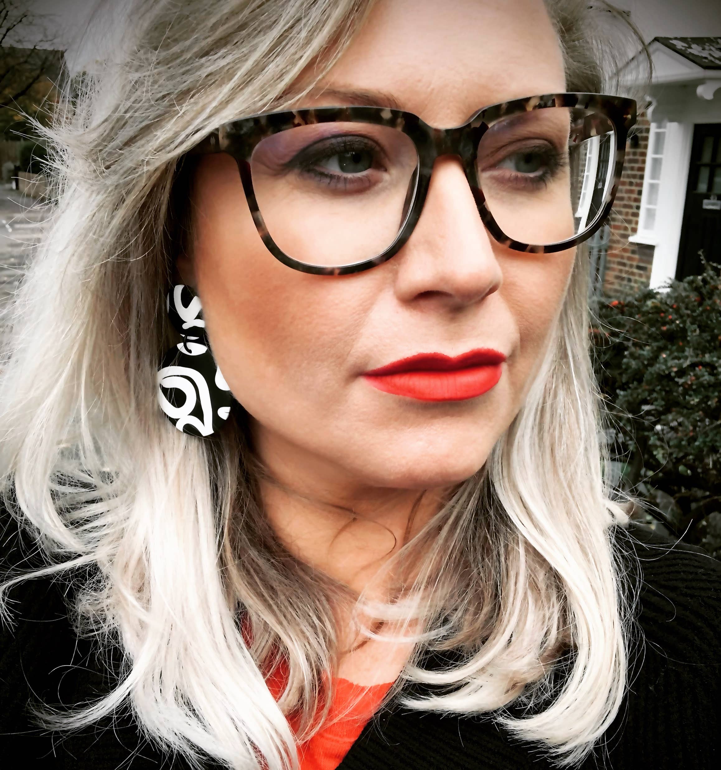 No Shrinking Violet – wholesale Dangle earrings – Songlines - Large Earring1