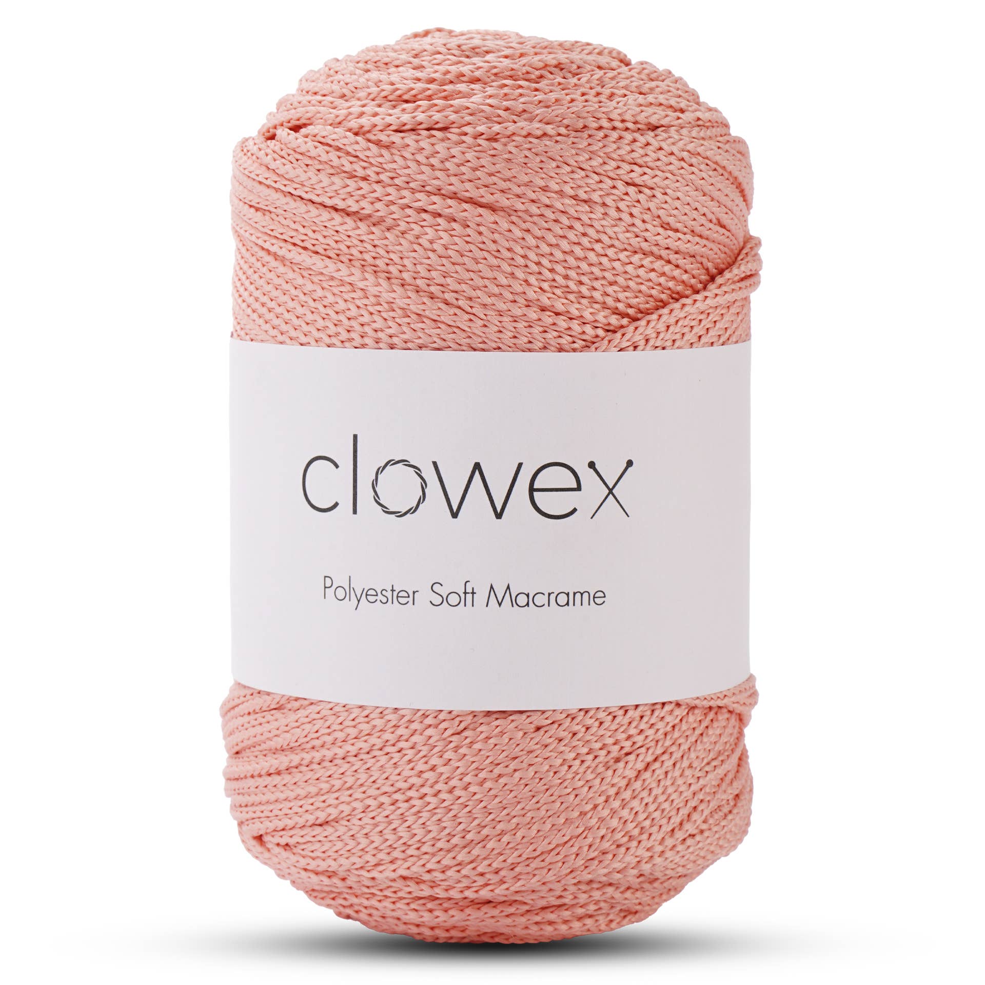 Clowex Textile LLC - Vente Fils à tricoter - Corde Macramé Douce en Polyester 2,5 mm, Fil de Corde Tressé Coloré51