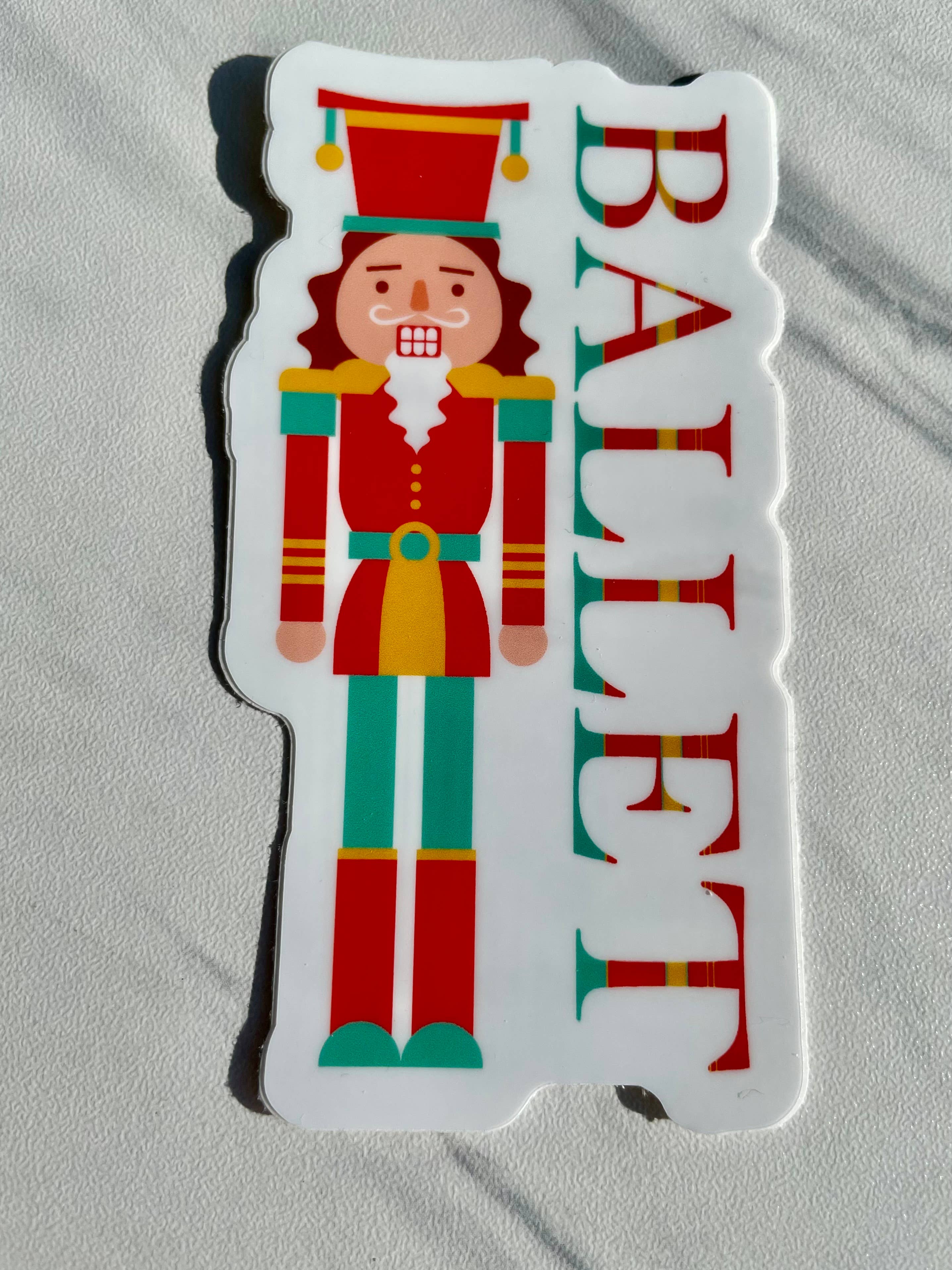 Denali & Co. - Wholesale Sticker - Nutcracker Ballet Soldier Christmas Sticker, 2.1" x 4"1