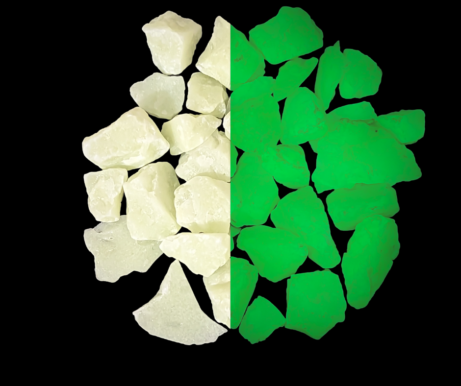 IT GLOWS - Wholesale Stepping stone - 8-15mm Premium Glow In The Dark Rocks - Green/ Glow Stones 0