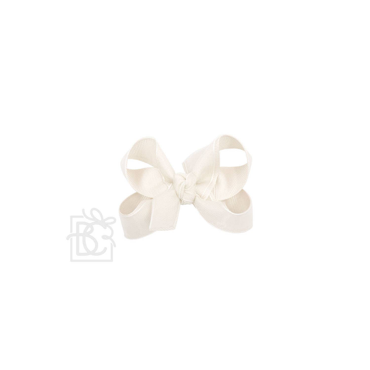Beyond Creations, LLC – wholesale Hair bow – Kids – LAYERED ORGANZA/GROSGRAIN BOW ON CLIP1