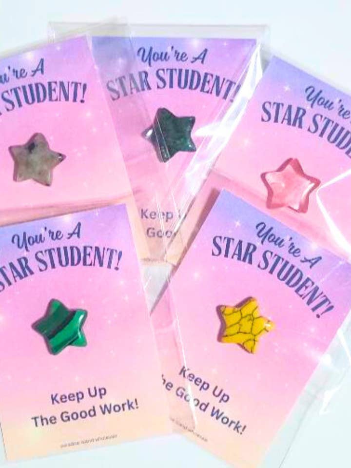 Teachers Star Student Reward Card – 10 Pack Stone Star Gifts for wholesale by Paradise Island Gold and Silver