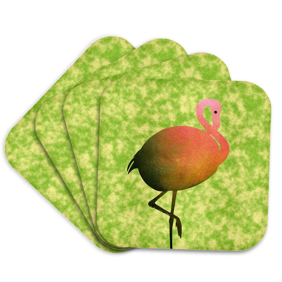 3dRose - Vendita all'ingrosso Sottobicchiere - 3dRose, FLAMANGO - Design Divertente di Fenicottero, Sottobicchiere7