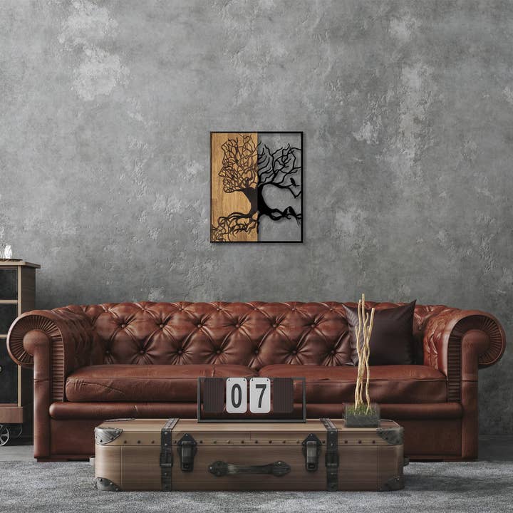 MA-291 Wood Metal Wall Painting for wholesale by STUDIO BYLAMP