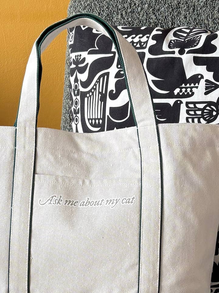 Chiedimi del mio gatto - Borsa Heatherfall per la vendita all'ingrosso da parte di Sovende Bjorn