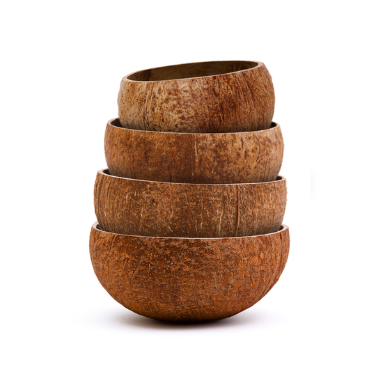 Rainforest Bowls - Wholesale Bowl - Small Raw Coconut Bowl1