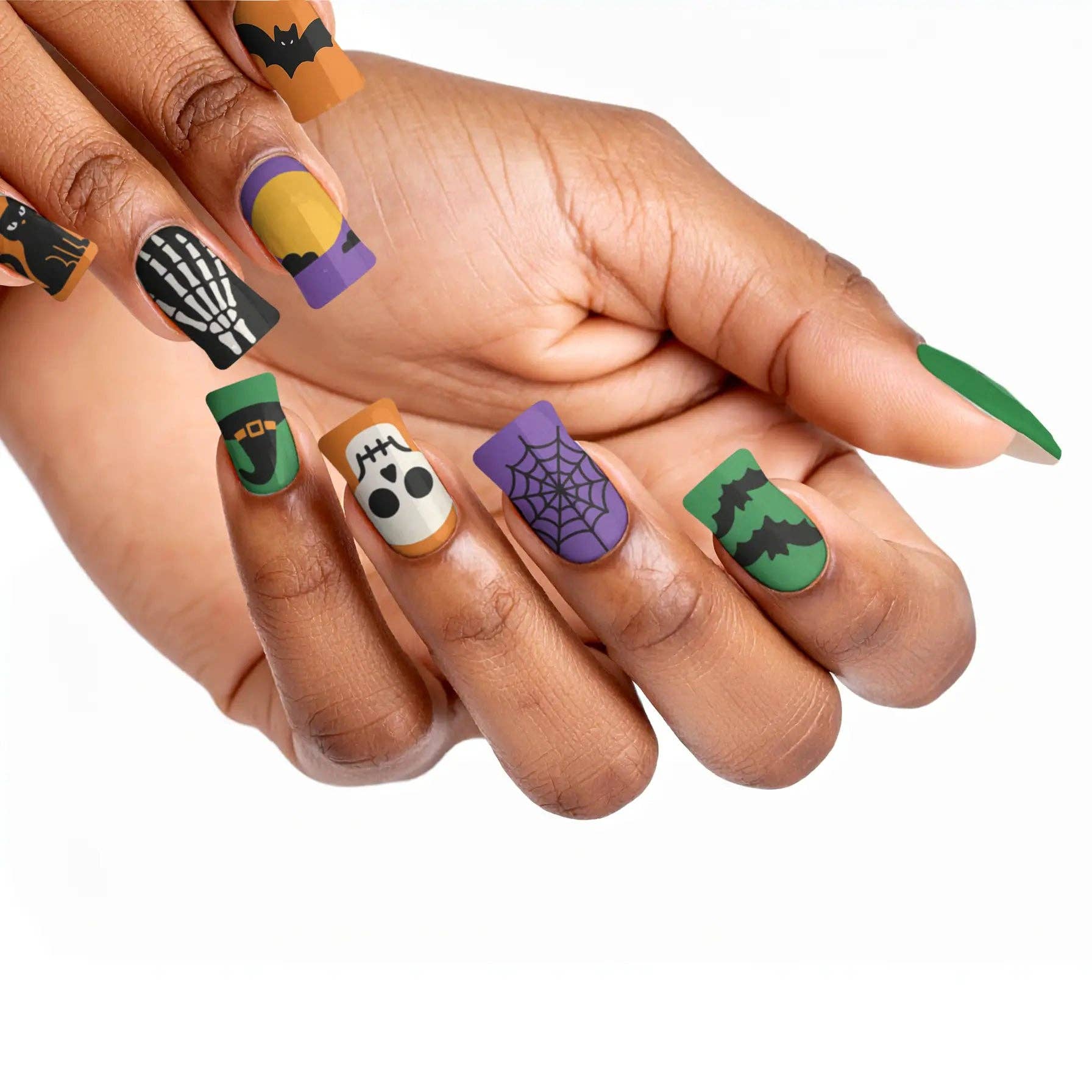 FYNE BODY - Wholesale Press-on/fake nails - Eclipse Enchantment Black Halloween Press-On Nails25