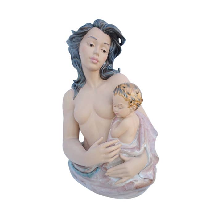Maternity Gres - porslinsfigur som skildrar moder-barn-relationen för wholesale av Porcelanas Galos