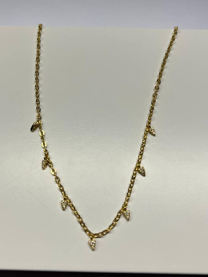 Schimmernde Silber-Zirkon-Linie | Silberkette 925 für den Großhandel von DEMARCA