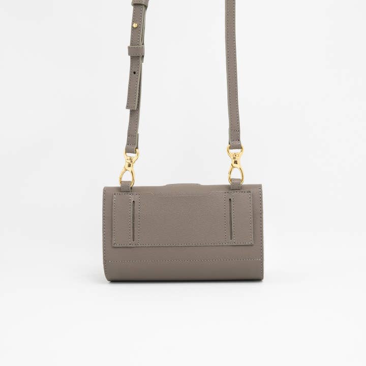 Unofuku - Wholesale Shoulder Bag - Women's - re:credo Noemi 4-Way Shoulder Bag (Grey)1