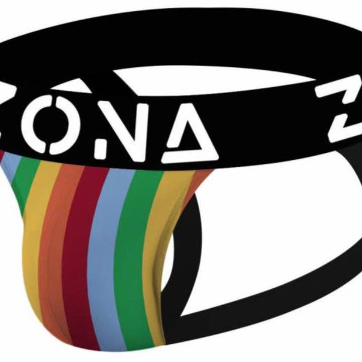 Rainbow Edge Jockstrap HS007A for wholesale by Zona Clothing