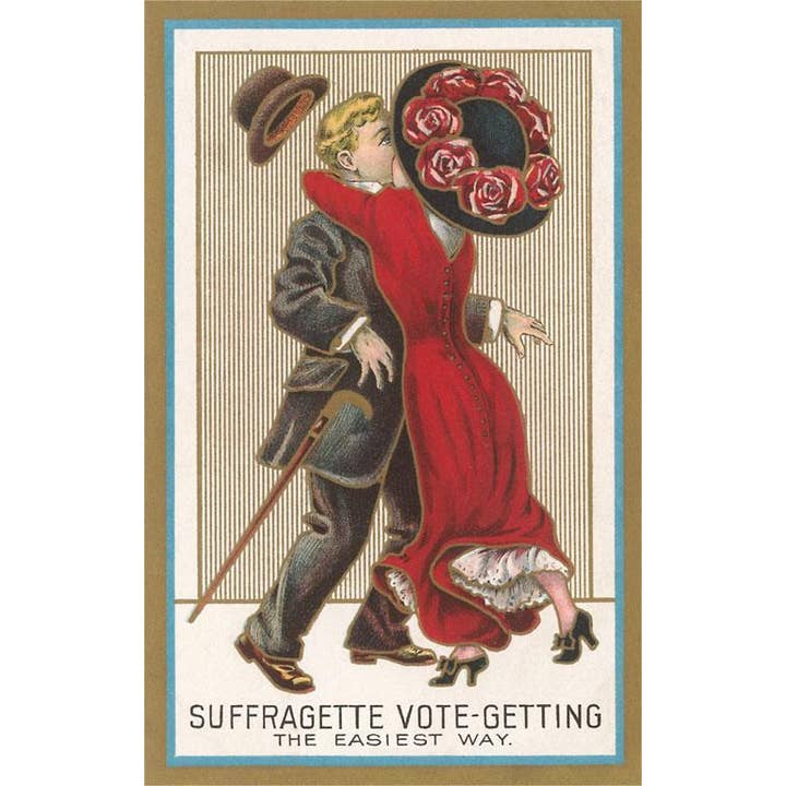 Found Image Press - Wholesale Stationery/Notecard Set - Greeting Card PT-241 Suffragette Vote-Getting