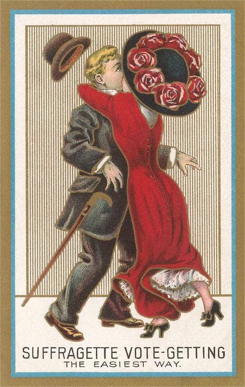 Found Image Press – wholesale Art print – Art Print PT-241 Suffragette Vote-Getting