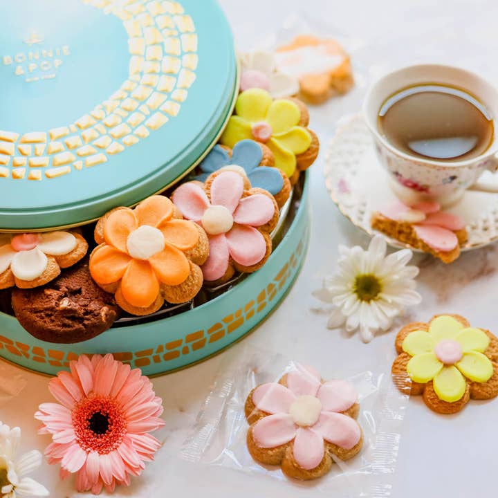 Bonnie & Pop - Wholesale Food Gift Basket - Blooming Shortbread Cookies2