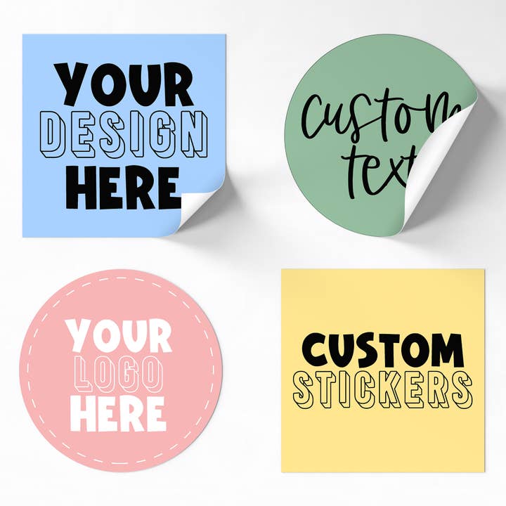 Coaco - Wholesale Sticker - Custom Stickers Roll, Personalized Stickers, Logo Stickers,6