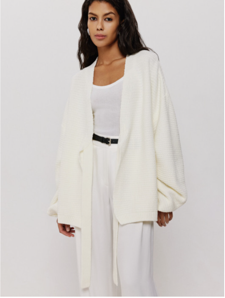 Nenya Fashion Limited – Großhandel Strickjacke – Damen – Oversized Cardigan Ruby für Damen aus strukturiertem Stoff7