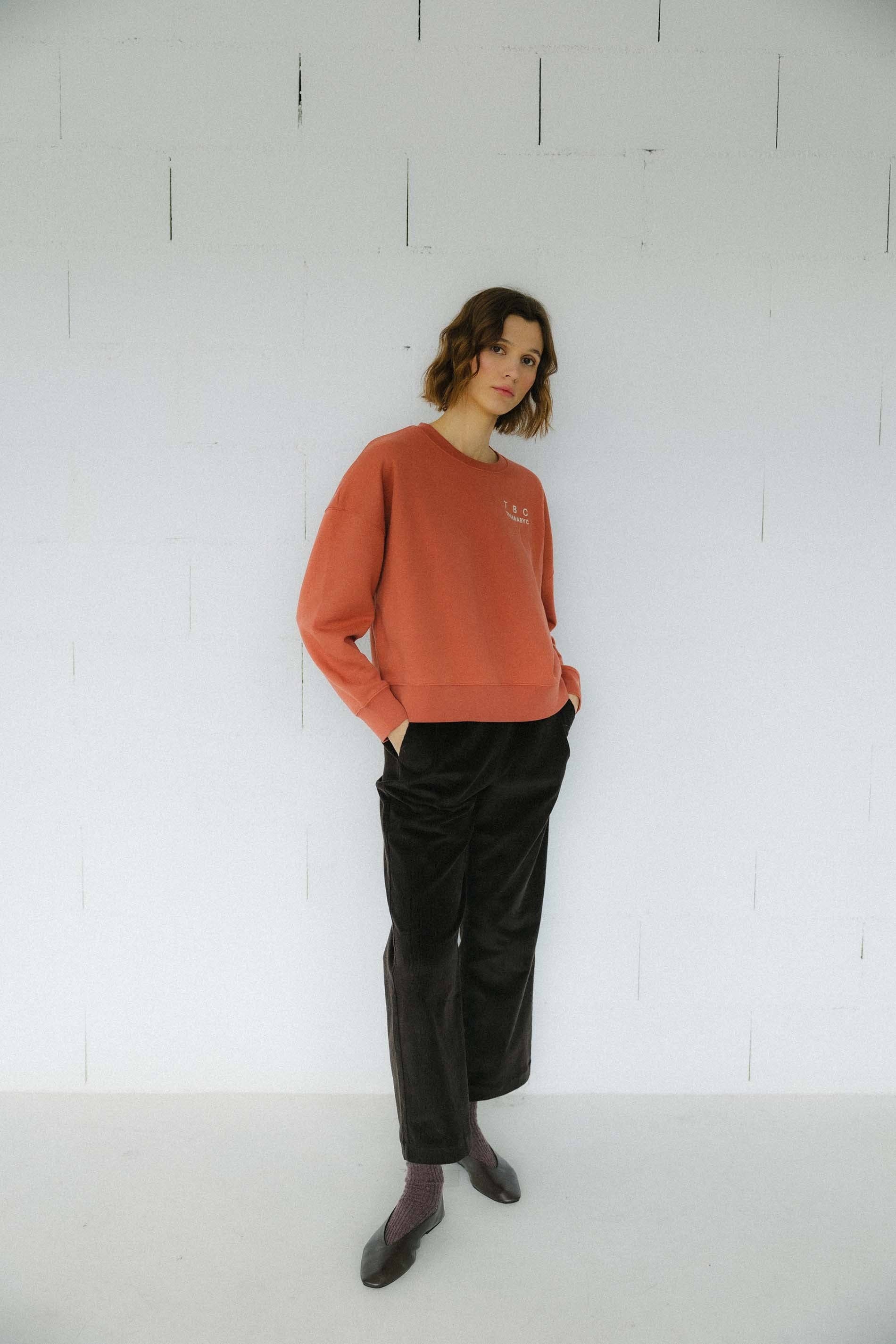 Triana by C – wholesale Sweatshirt – Women's – BIARRITZ VINTAGE EARTH SWEATSHIRT TRIANABYC3