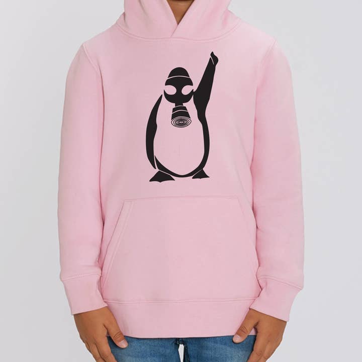 Penguin hoodie voor kinderen voor wholesale door Meeplings | Handmade in Berlin