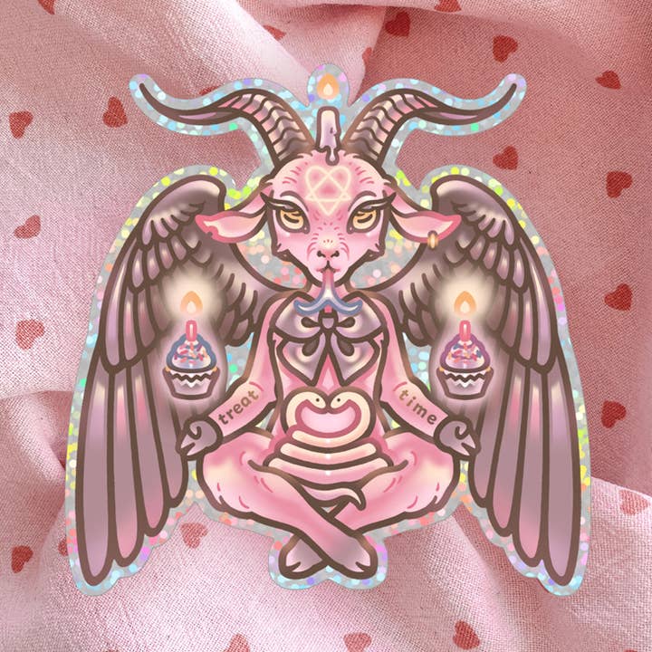 Adesivo Baphomet da dessert per la vendita all'ingrosso da parte di Black Serotonin