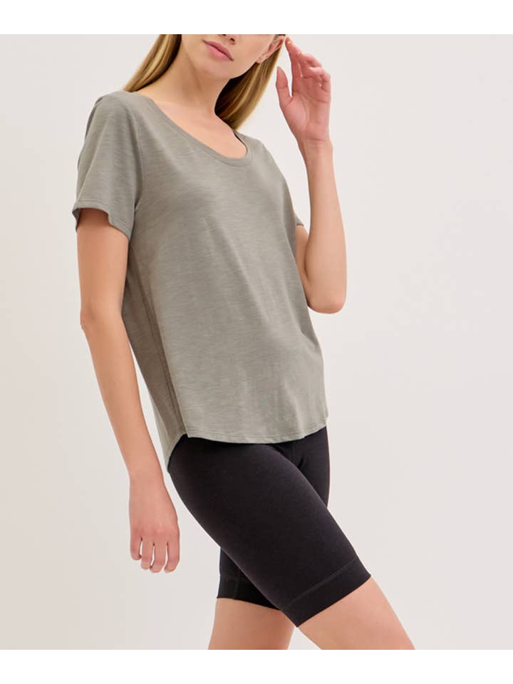 Studio Ko Clothing - Wholesale T-Shirt - Women's - BAMBOO COTTON SLUB TEE