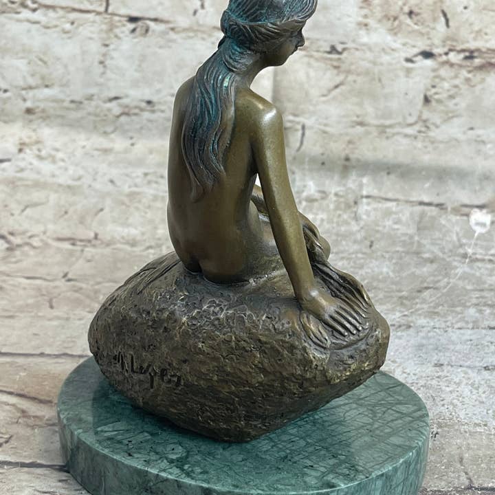 Bronzhaus - Wholesale Sculpture - The Little Mermaid by Edvard Eriksen Bronze Replica Sculpture Copenhagen5