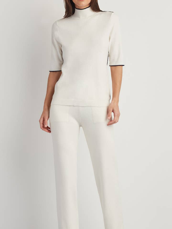 Ellen Tracy - Wholesale Knit Sweater - Women's - CARLEE MOCK NECK SWEATER TEE