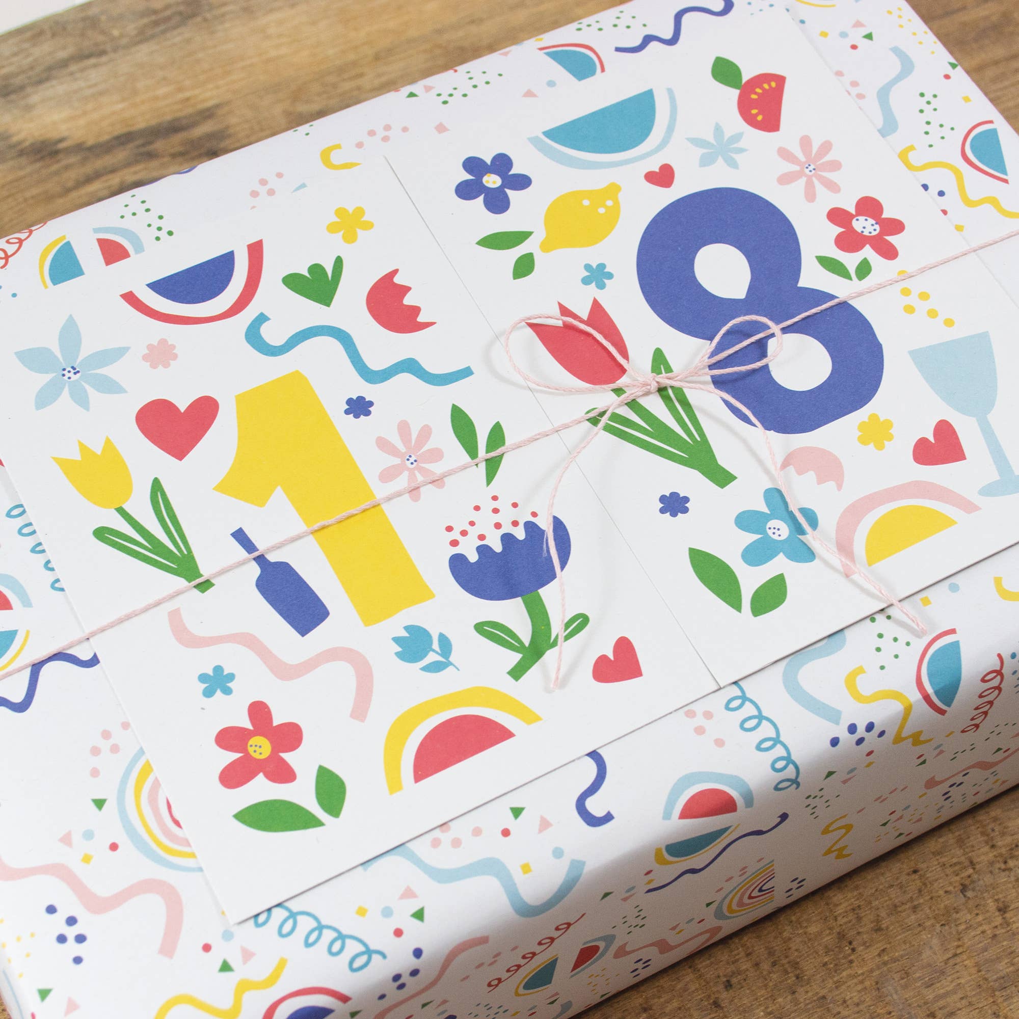 Bow & Hummingbird - Wholesale Flat Wrap - Gift wrap party3