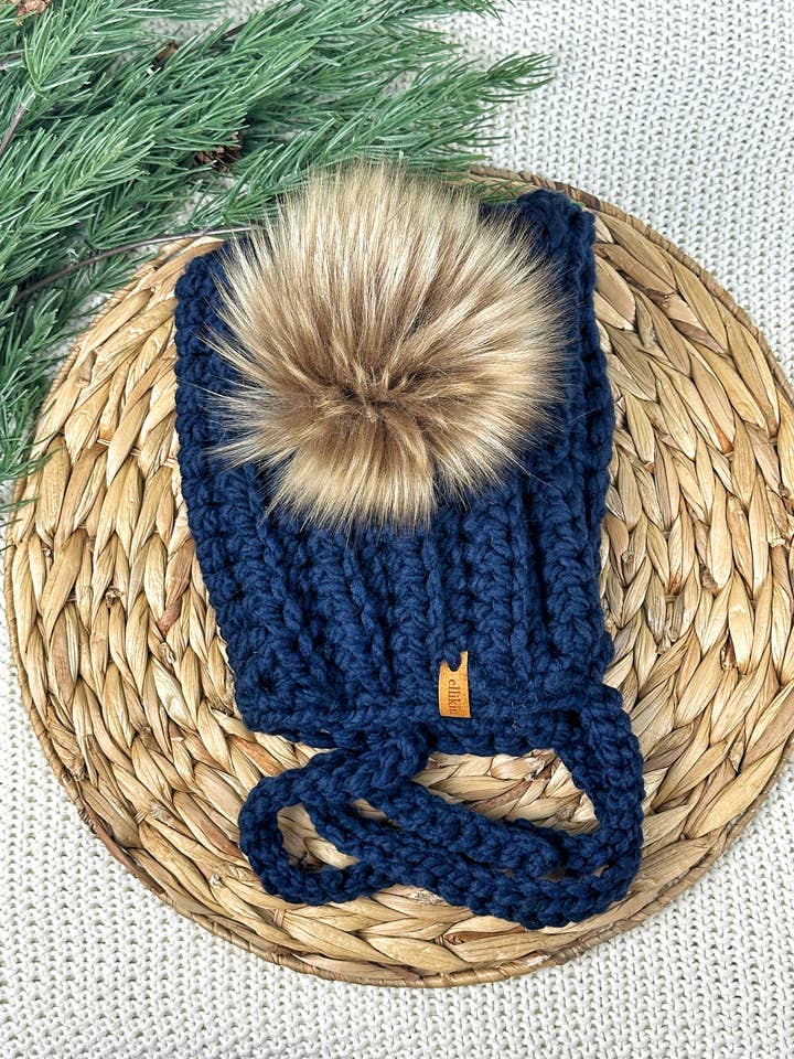 Coastal Cub Hat 6-12 Month for wholesale by Ellikin Knits