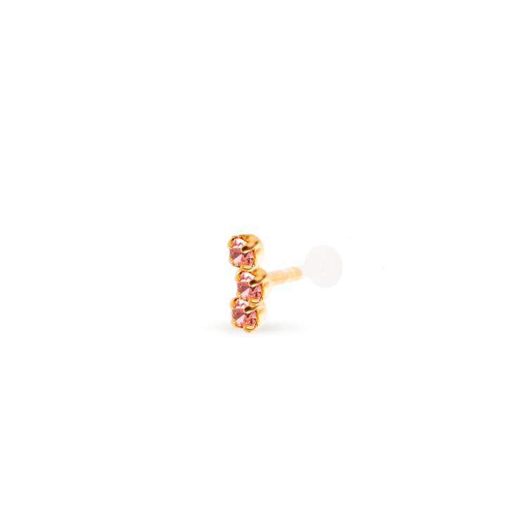 April Please - Wholesale Single Earring - GASTON EAR PIERCING, Helix Conch Tragus silver/gold plated10