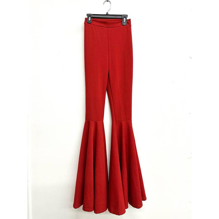 B10929 Bell Bottom Elegant Pants for wholesale by Uptown Apparel