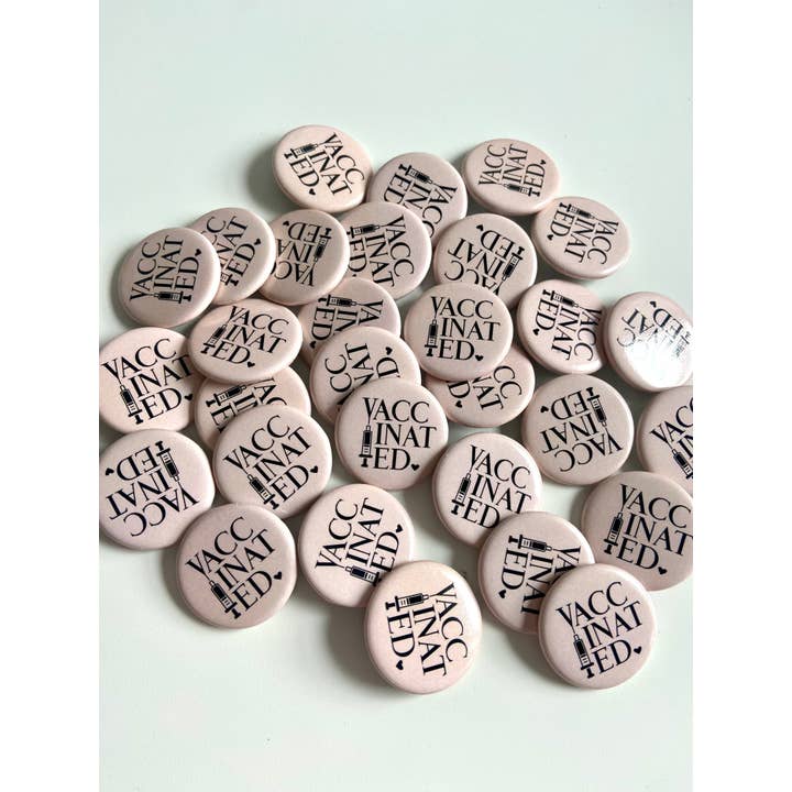 Mel's Crafty Corner – Großhandel Anstecker/Button – Geimpfte Knopfnadel