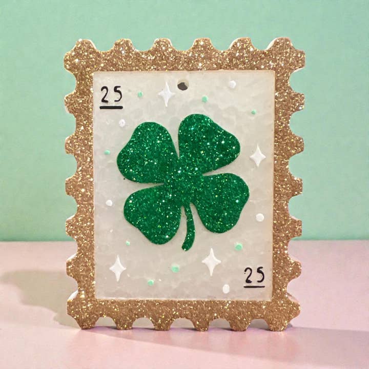 Lucky Stamp Freshie for wholesale by Bug and Bean Freshies