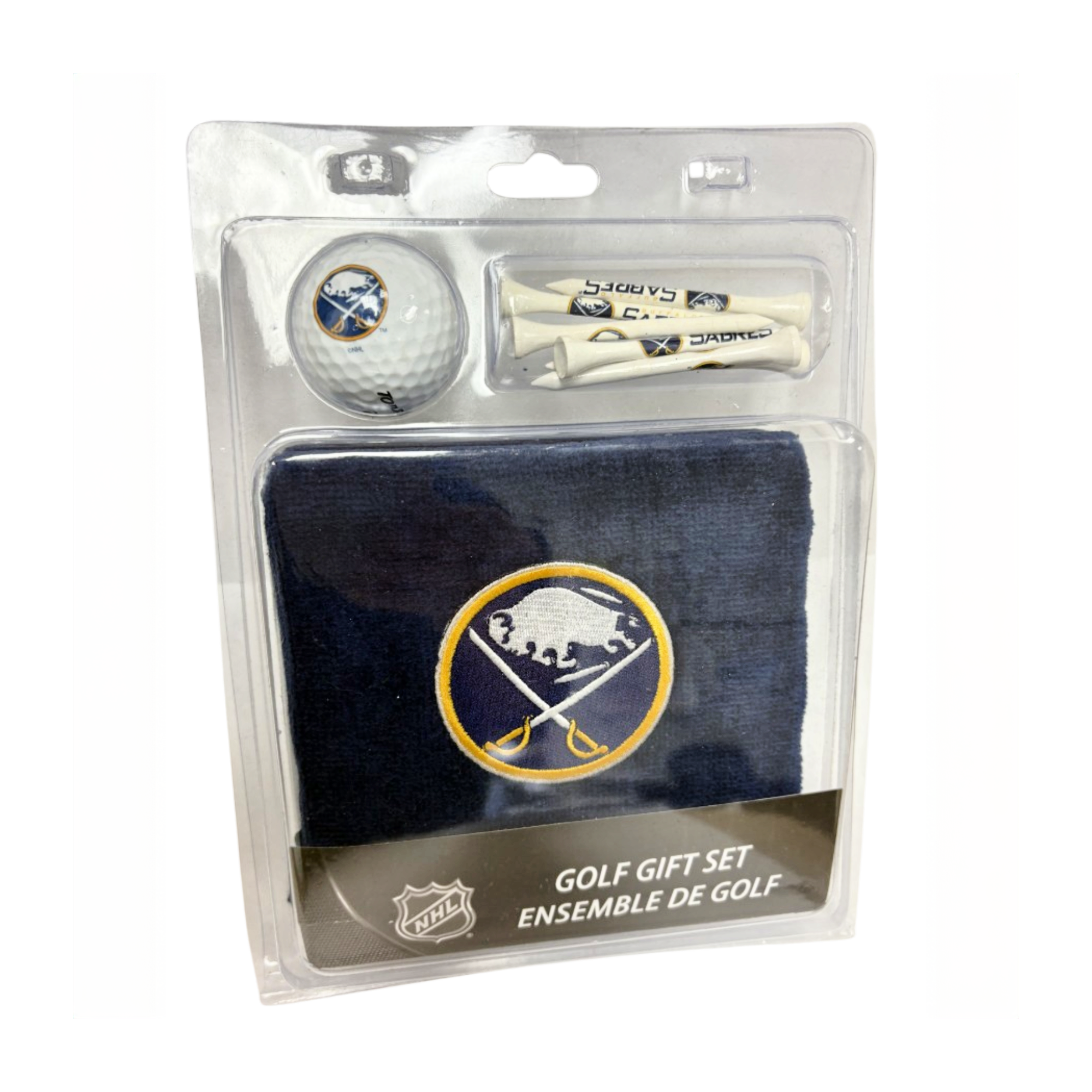 CaddyPro Golf Products Ltd. - Wholesale Sporting Accessories - Towel, Ball, Tees Gift Set Buffalo Sabres0