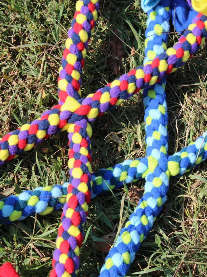 Scoubidou 4 ramos - Brinquedo para vários cães por atacado de Leenia