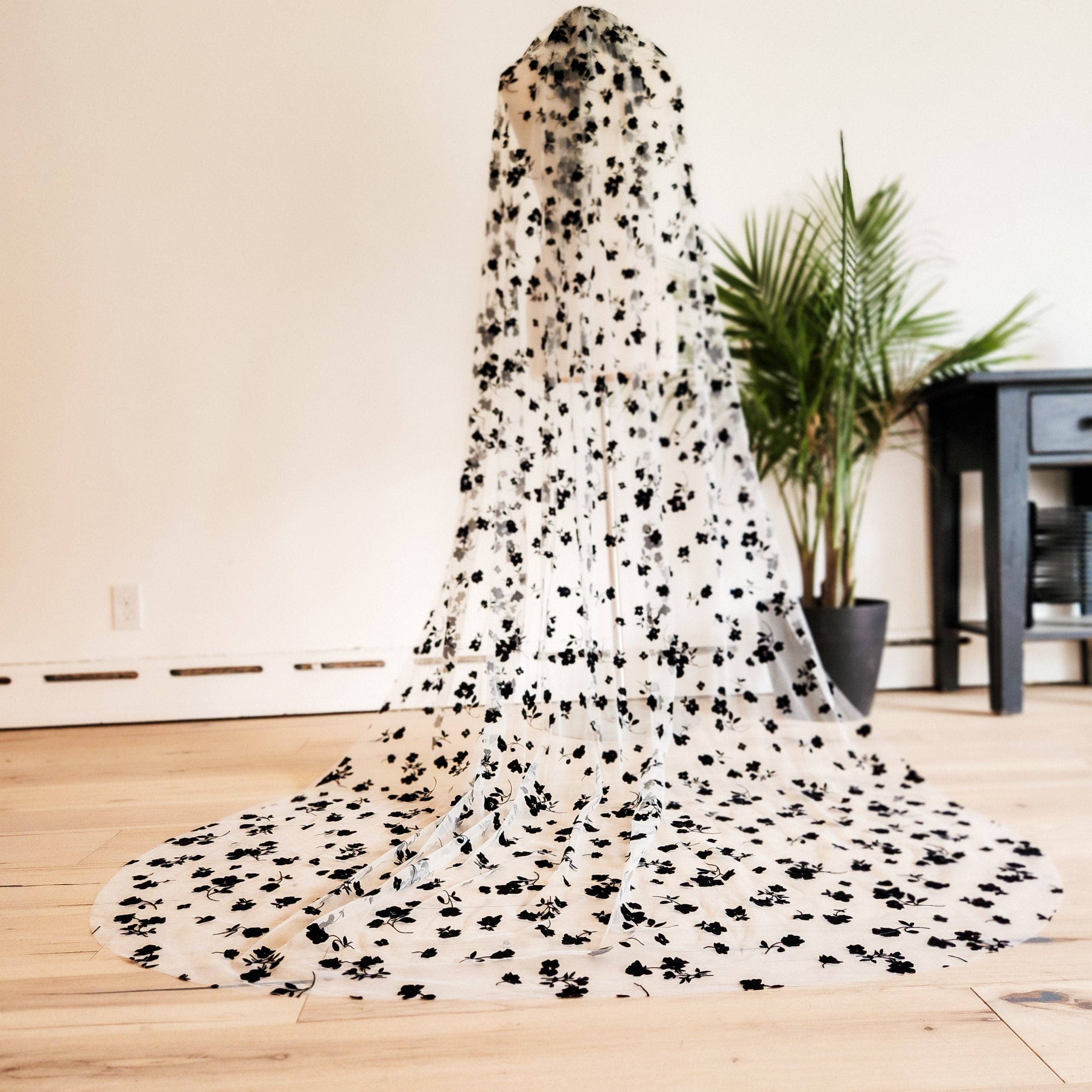 Lovesick Rebel - Wholesale Veil - Women's - The Flora Noir Veil2