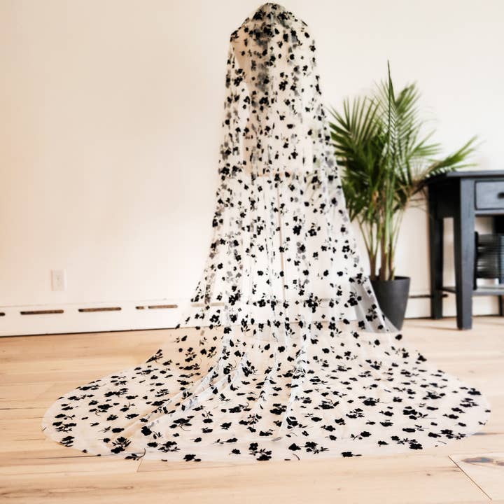 Lovesick Rebel - Wholesale Veil - Women's - The Flora Noir Veil2