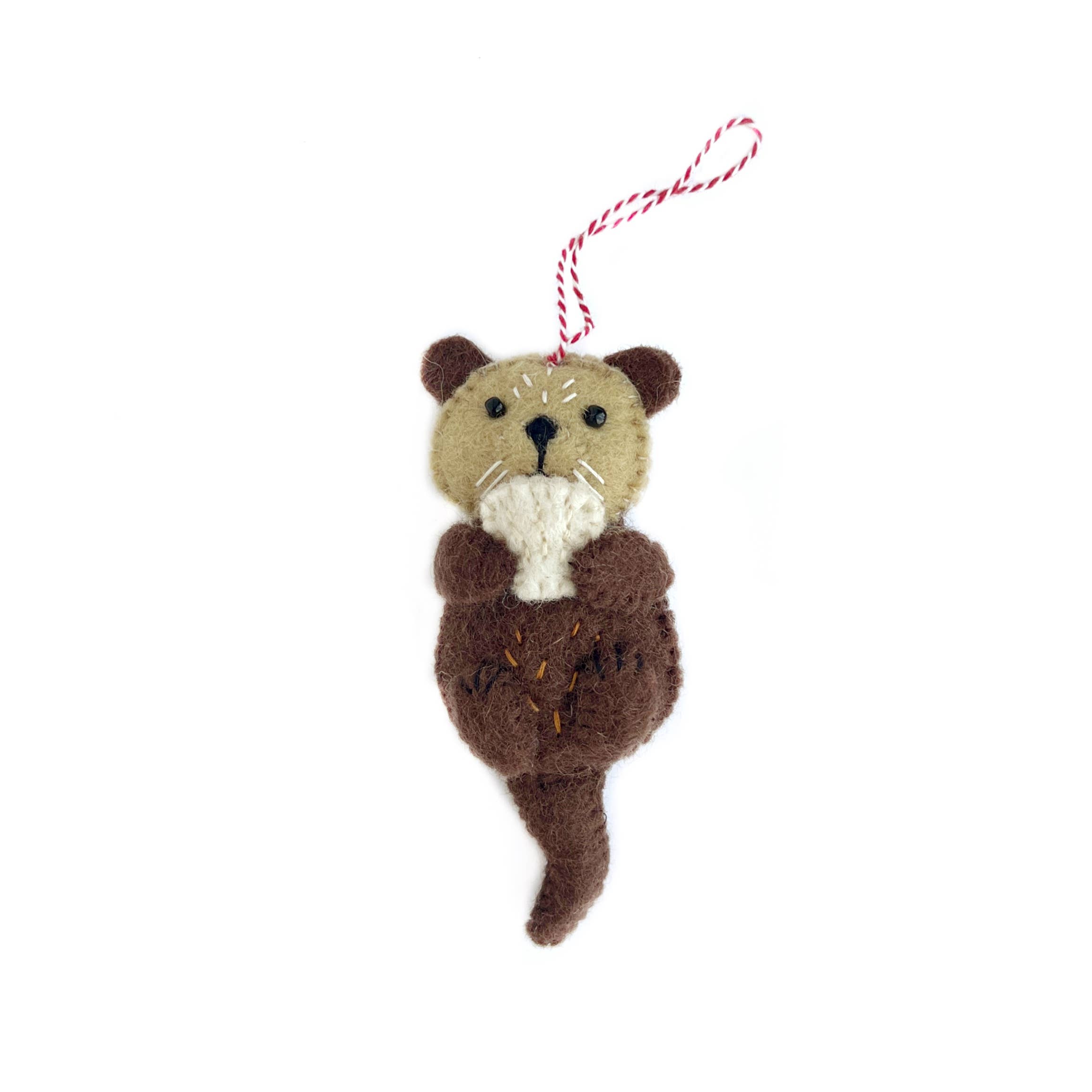 Ornaments 4 Orphans – wholesale Ornament – Otter Felt Wool Christmas Ornament