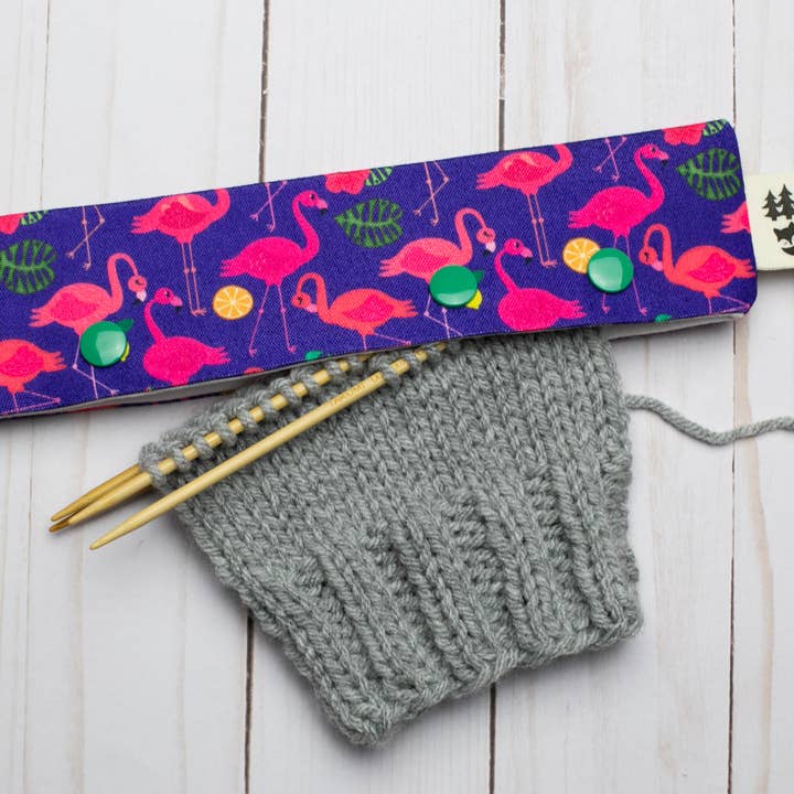 Fox & Pine Stitches - Vente Accessoire de tricot/crochet - Fancy Flamingo | Étui DPN
