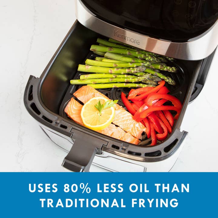 Koolatron Corporation - Wholesale Kitchen Appliance - Kenmore 8 Qt 1700W Air Fryer with 12 Cooking Presets