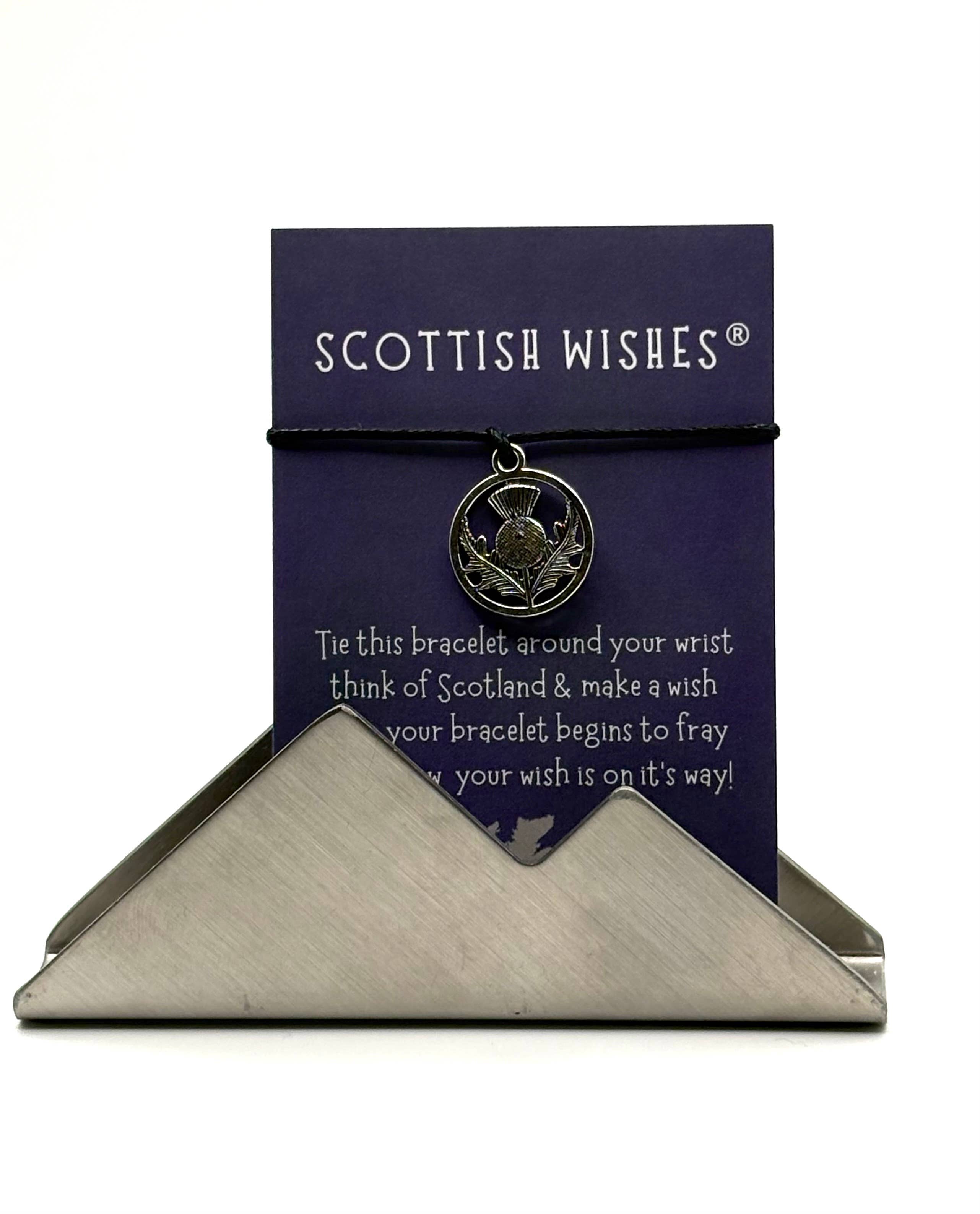 Arran Wishes - Vente Bracelets à breloques/pendentifs - Bracelets à vœux en forme de chardon écossais2