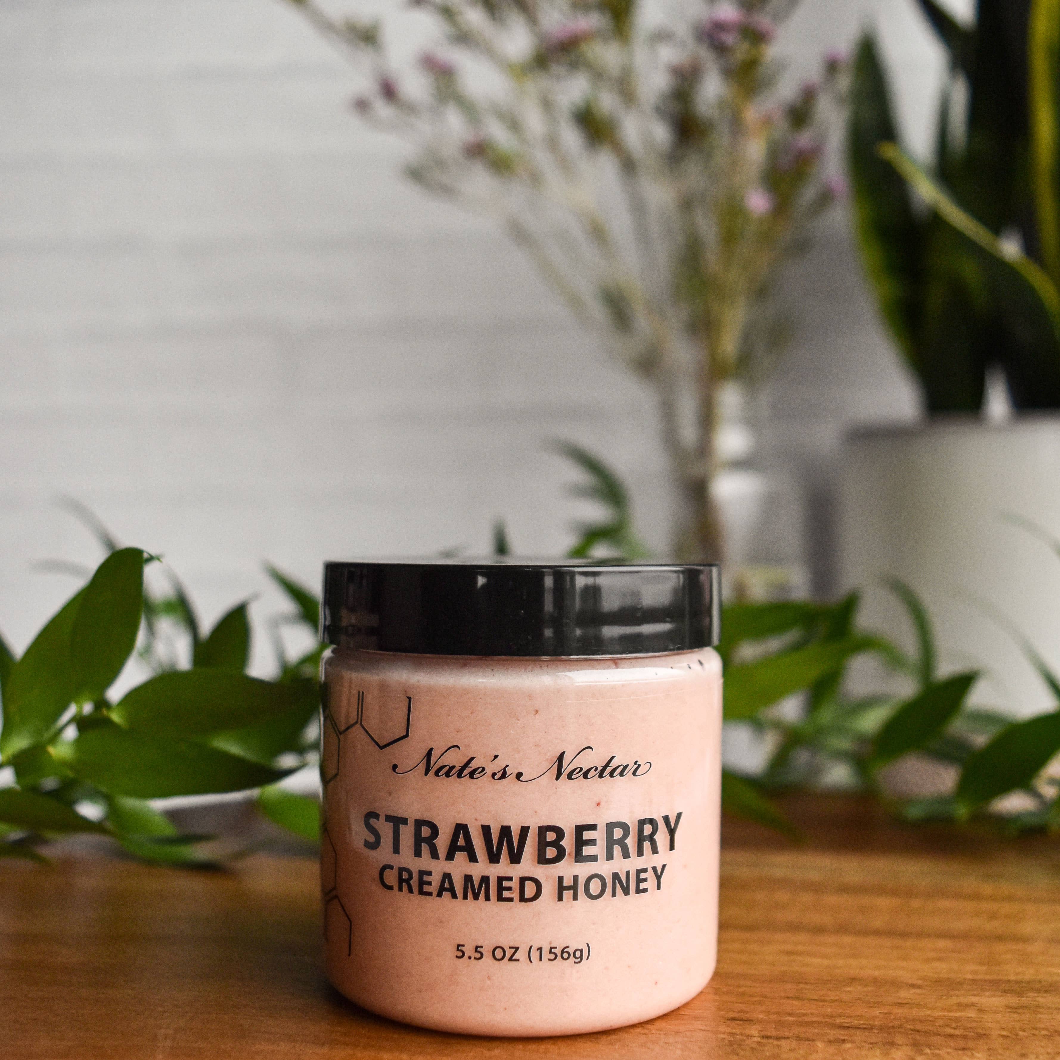 Nate's Nectar - Wholesale Honey - Strawberry Creamed Honey1